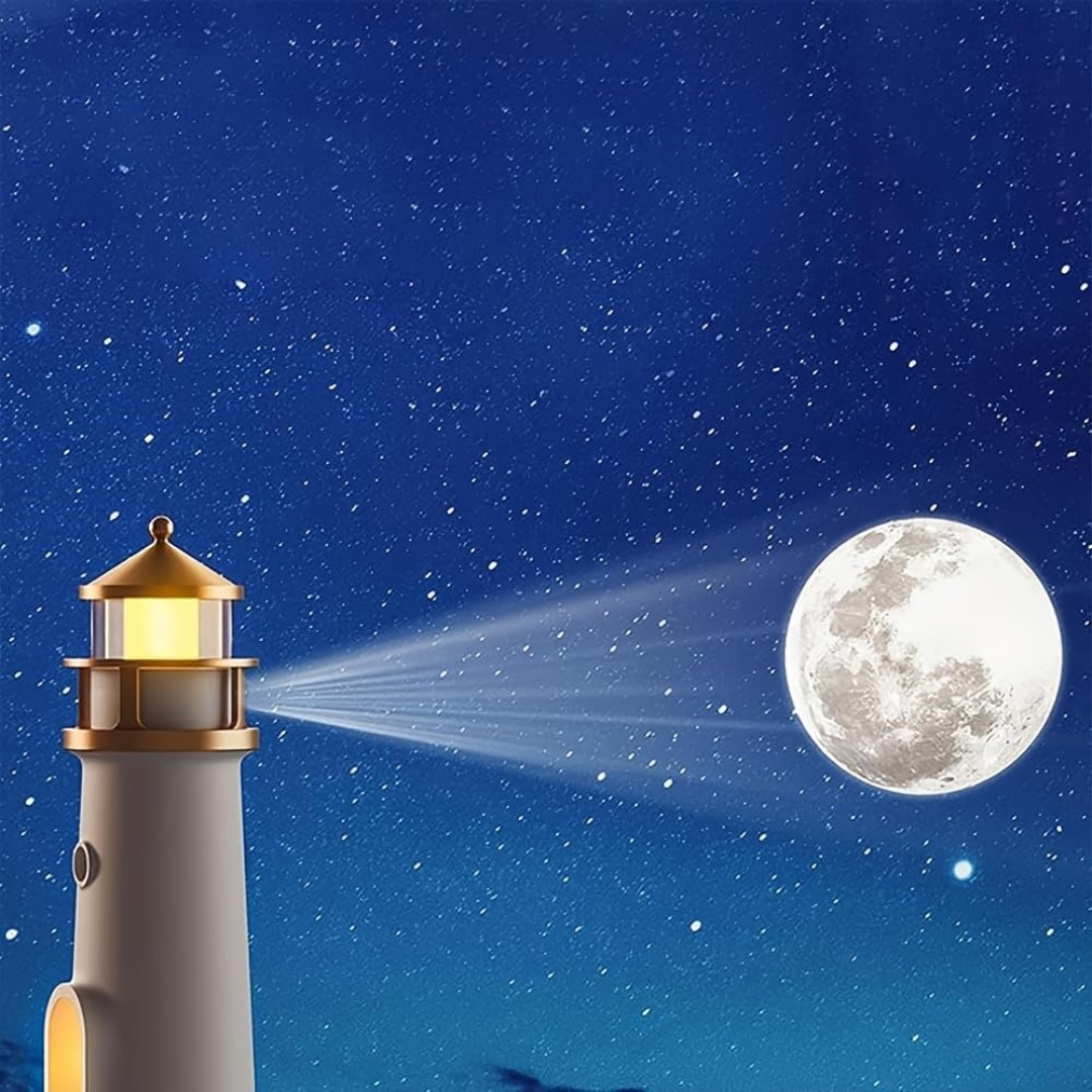 Lámpara Faro de Luna – Proyector de Luz Nocturna LED